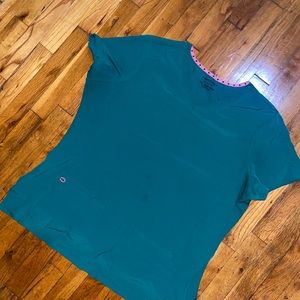 Heart Soul green scrub top- XXL